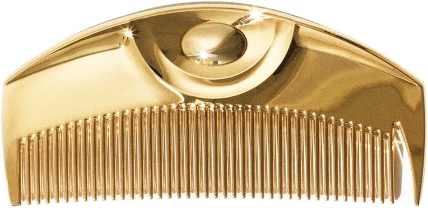 ラブクロム K24GPツキ ゴールド [公式ショップ] お出掛け用に 美髪コーム/LOVE CHROME K24GP TSUKI GOLD